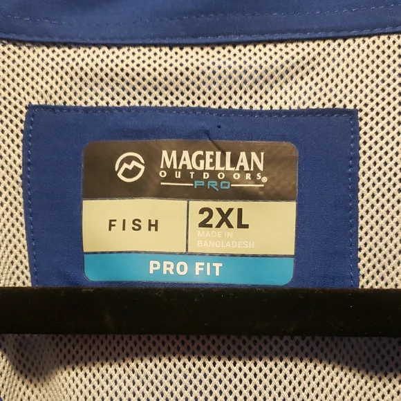 Magellan Outdoors Men's Vibrant Blue Shirt Jacket - Picture 2 of 5